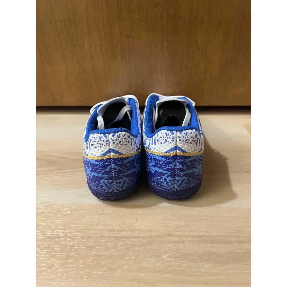 Unbranded Youth‎ Soccer Cleats Size EU 35 Kids 3.5 Approx. Blue White Gold New